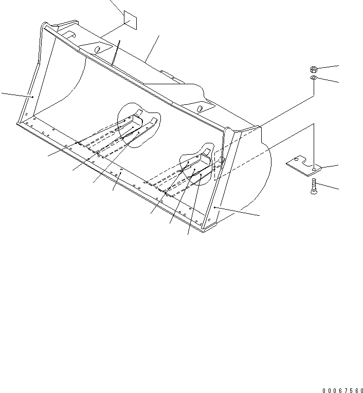 EDGE (WELDED) 421-70-12430 KOMATSU