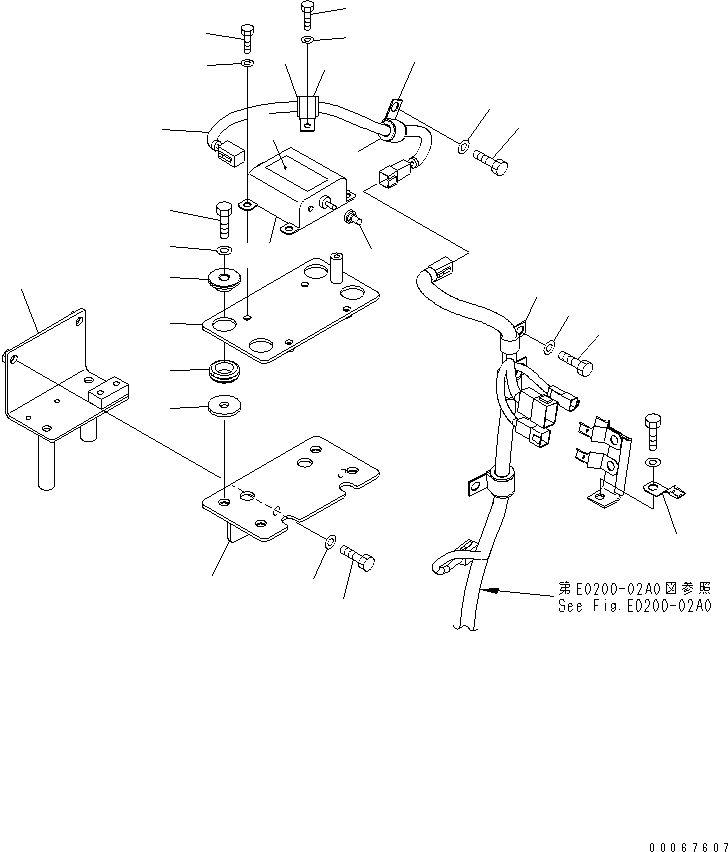 Жгут проводов 154-06-74431 KOMATSU