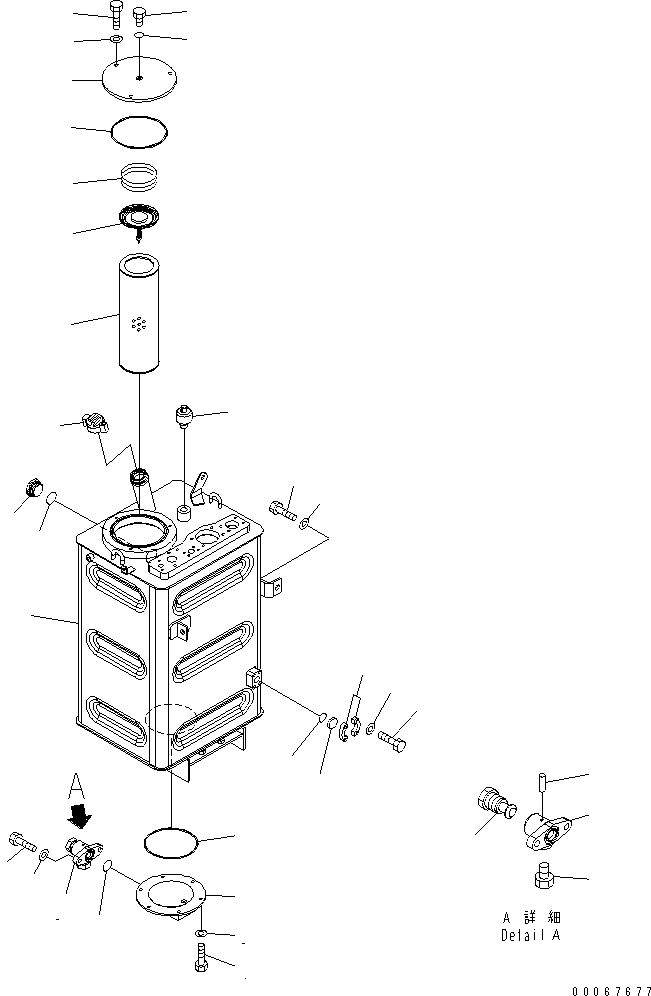 TANK,HYDRAULIC 423-60-35130 KOMATSU