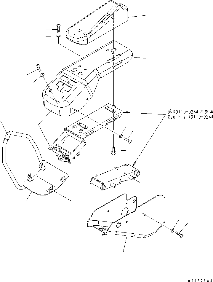 Амортизирующая подушка 421-S33-3370 KOMATSU