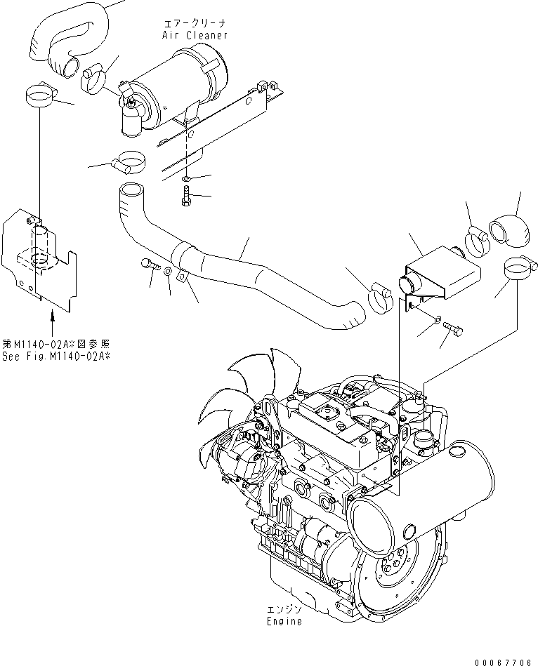 Шланг 22F-01-31270 KOMATSU