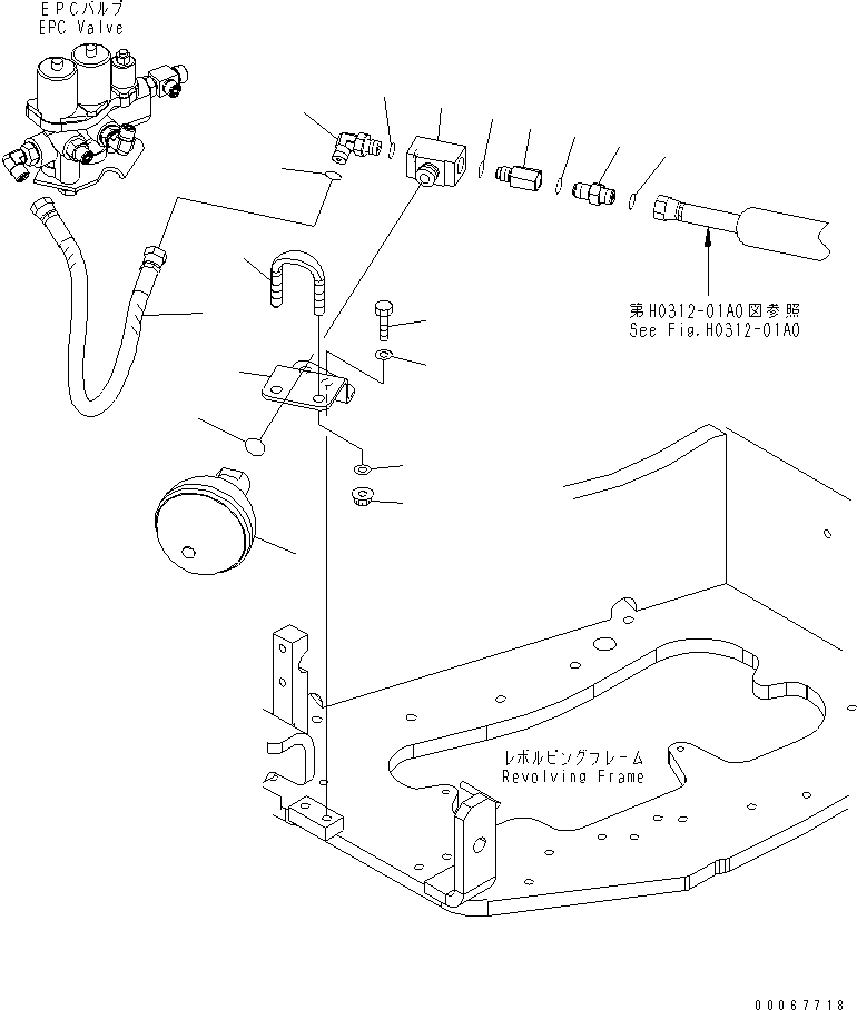 Шланг 02765-002A3 KOMATSU