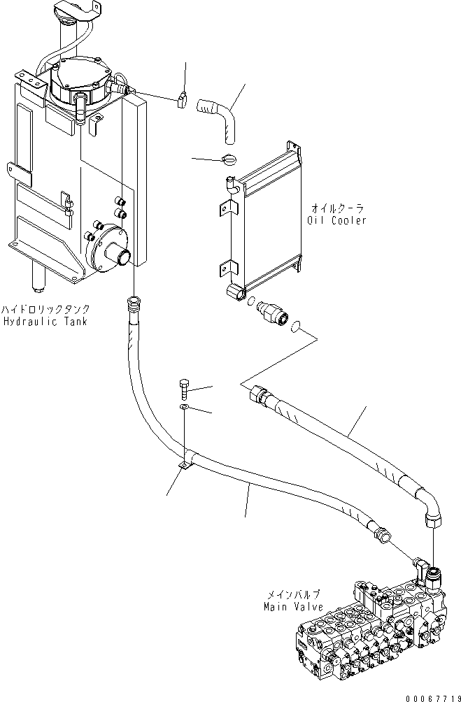 Шланг 22F-62-34110 KOMATSU