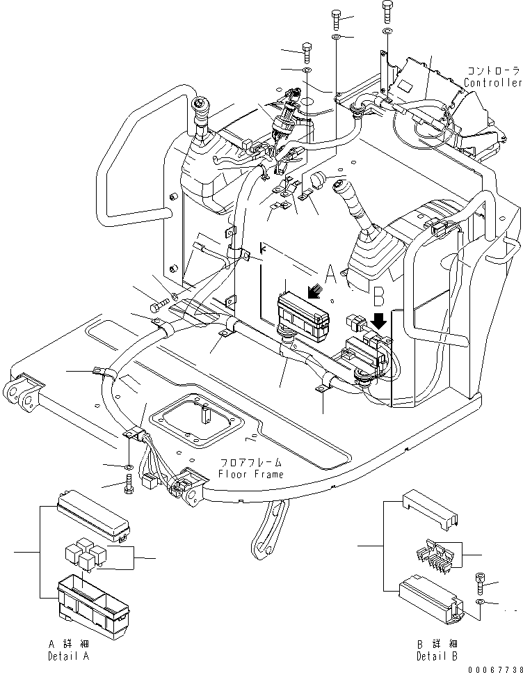 жгут проводов 22F-06-33113 KOMATSU