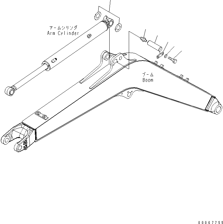 Spacer, T=0.5mm 22F-70-31290 KOMATSU