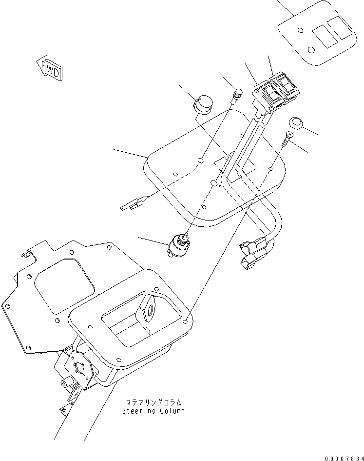 Пластина 427-93-21590 KOMATSU
