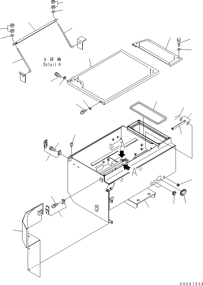 Battery, Box 427-Z89-3340 KOMATSU
