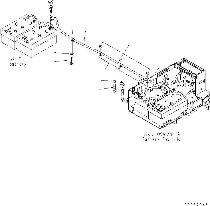 Кабель 427-Z89-3670 KOMATSU