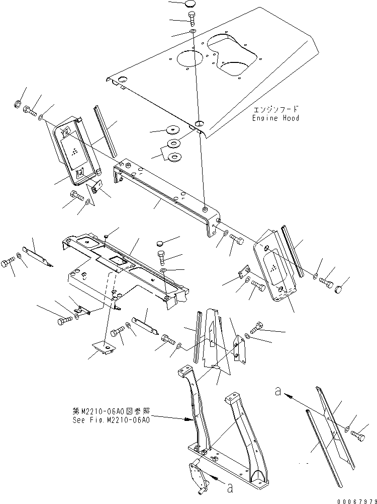 Крышка в сборе 14X-54-34650 KOMATSU