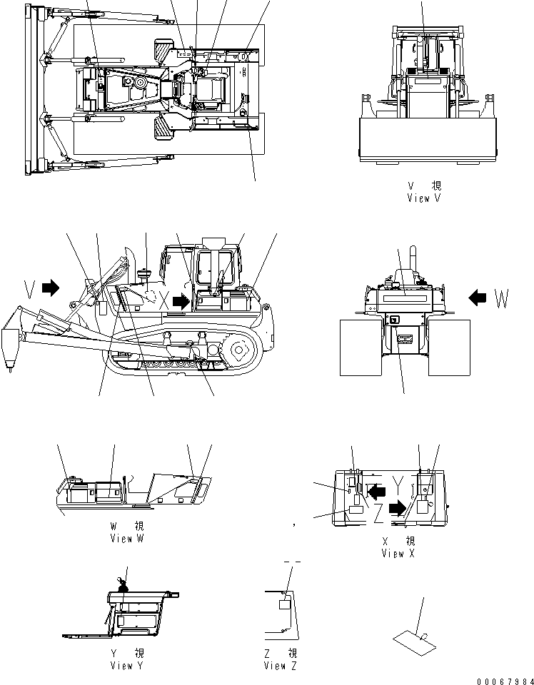 PLATE,PRESSURE TEST 14X-98-32560 KOMATSU