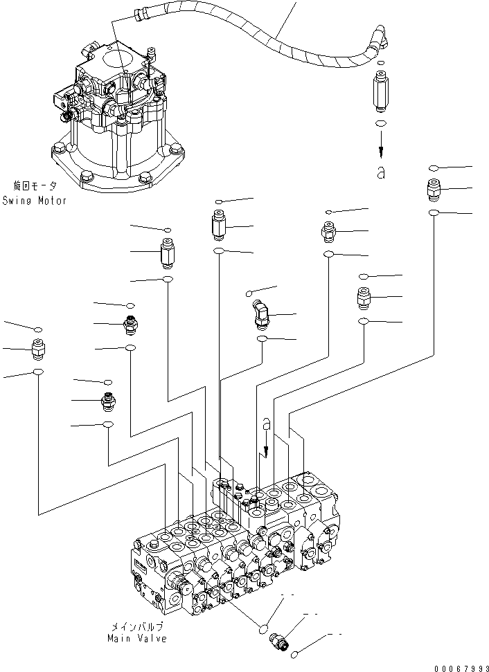 Шланг 22F-62-34330 KOMATSU