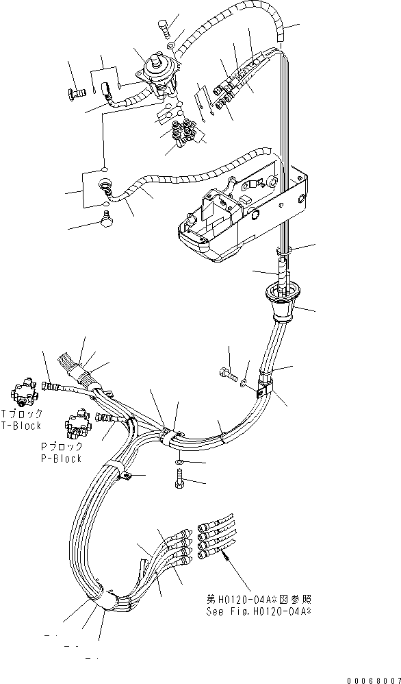 Шланг 22F-62-33280 KOMATSU