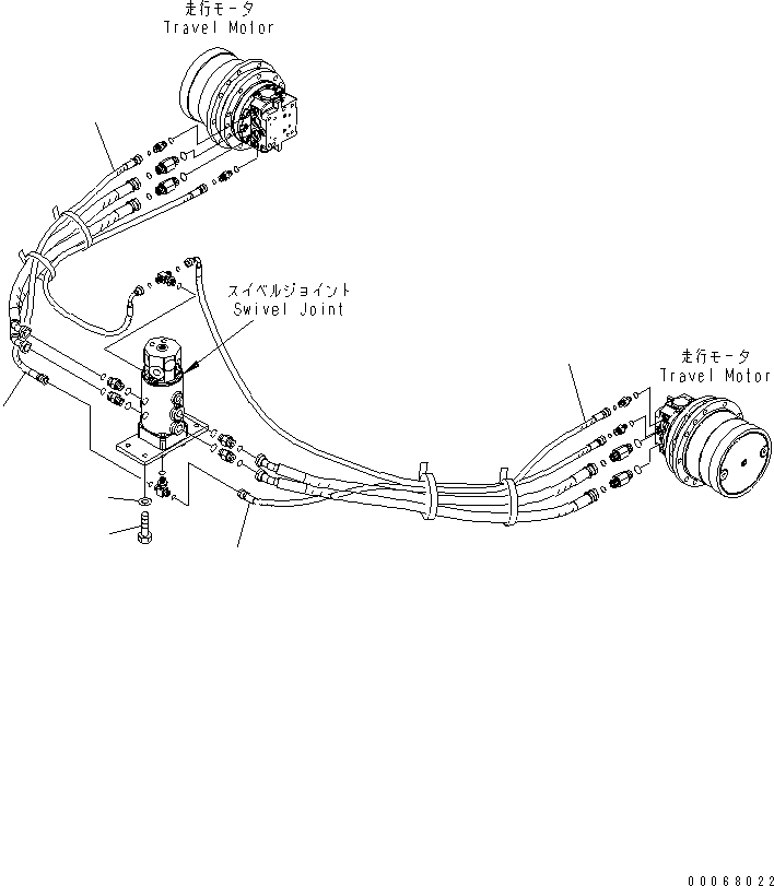 шланг 22F-62-31110 KOMATSU