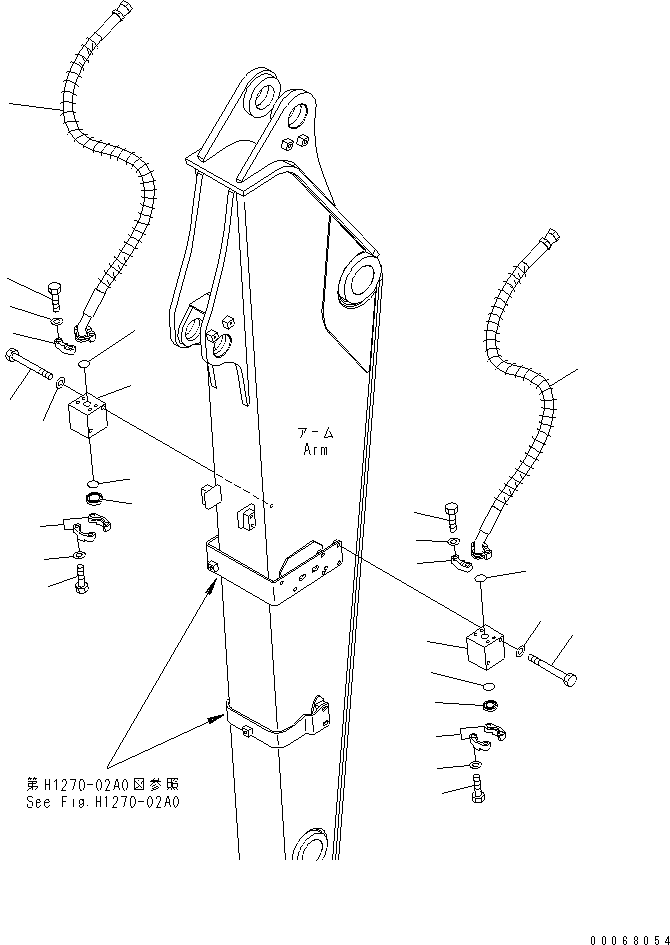 Шланг 22B-62-K1310 KOMATSU