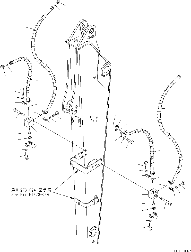 Переходник 22B-62-K2780 KOMATSU