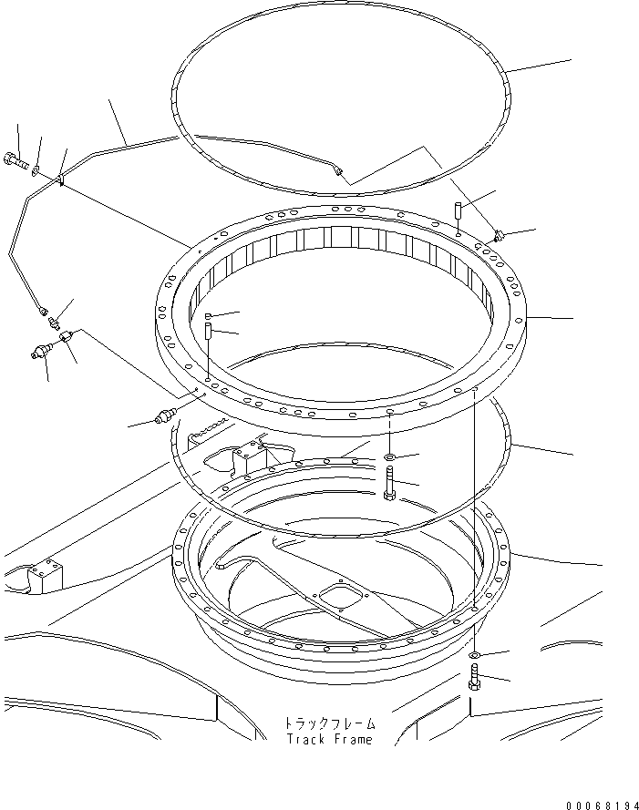Уплотнение 205-25-71153 KOMATSU