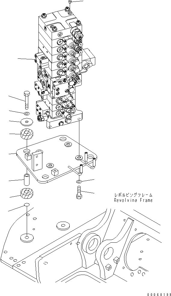 Управляющий клапан (\0\723-59-14601) KOMATSU