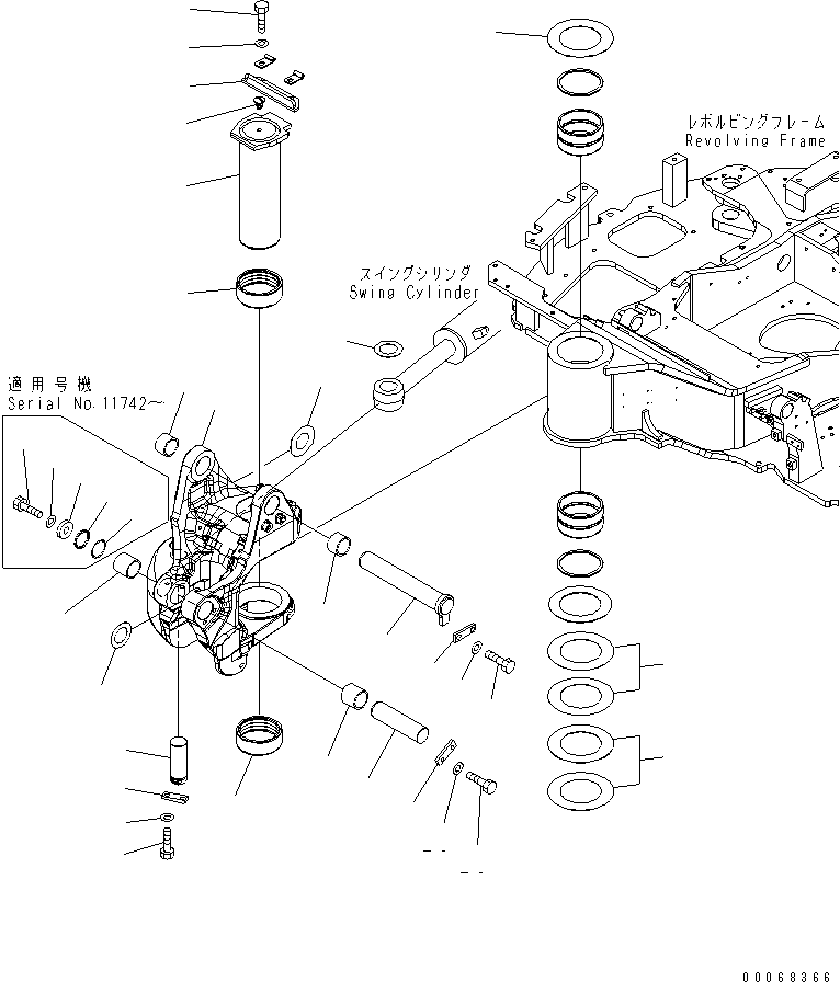 Палец \0\22M-70-22840 KOMATSU