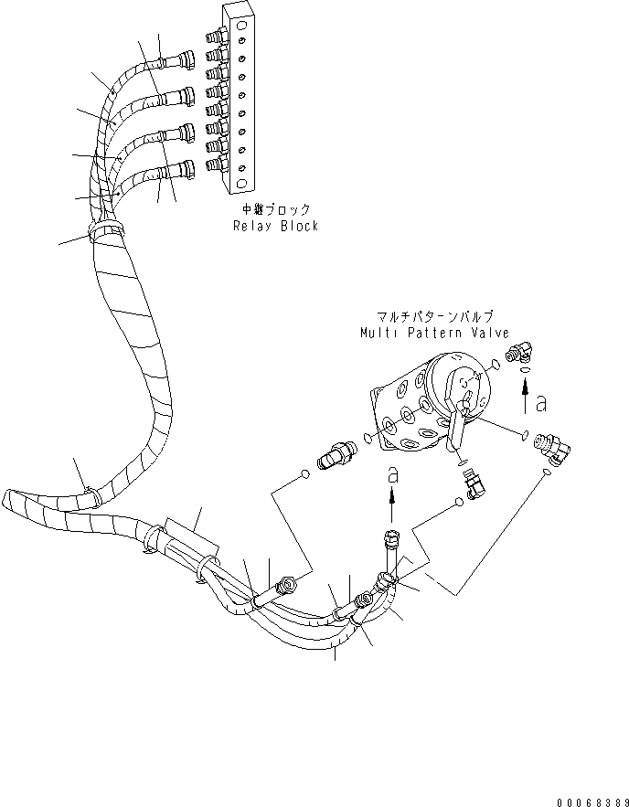 HOSE, 1700MM 208-62-A1350 KOMATSU