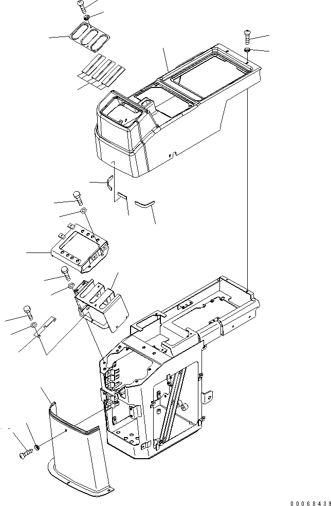 Cover, Upper 418-877-3240 KOMATSU