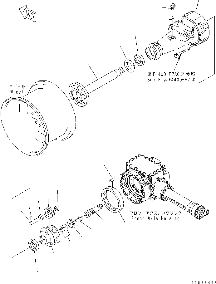 Бортовой редуктор в сборе 419-22-32020 KOMATSU