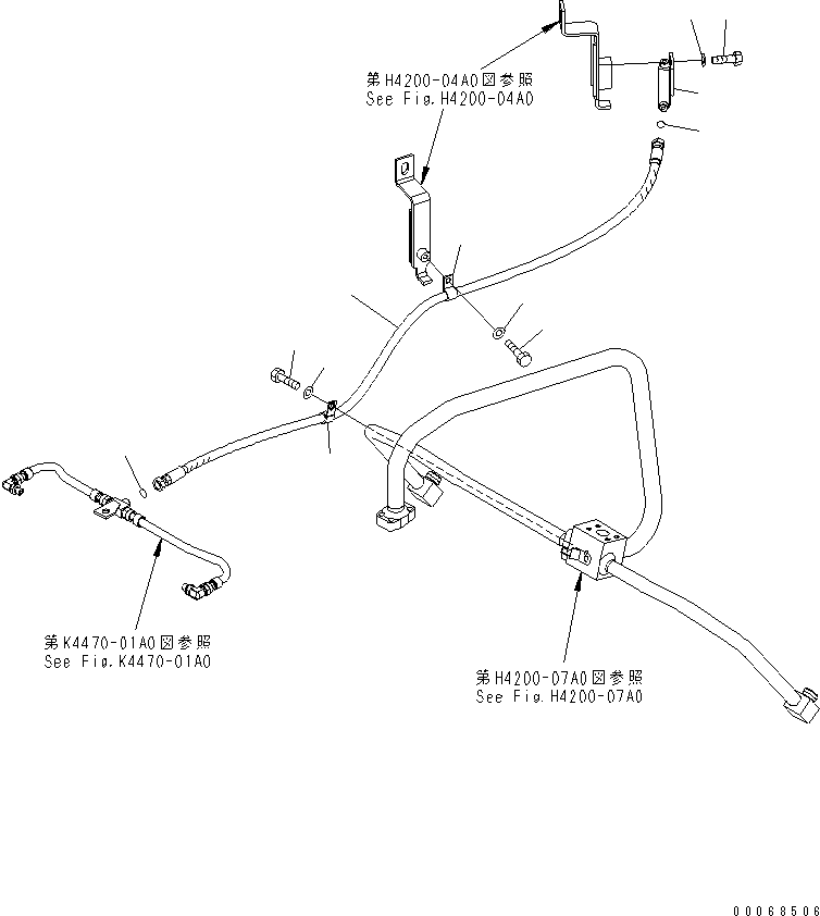 Шланг 419-U77-4530 KOMATSU