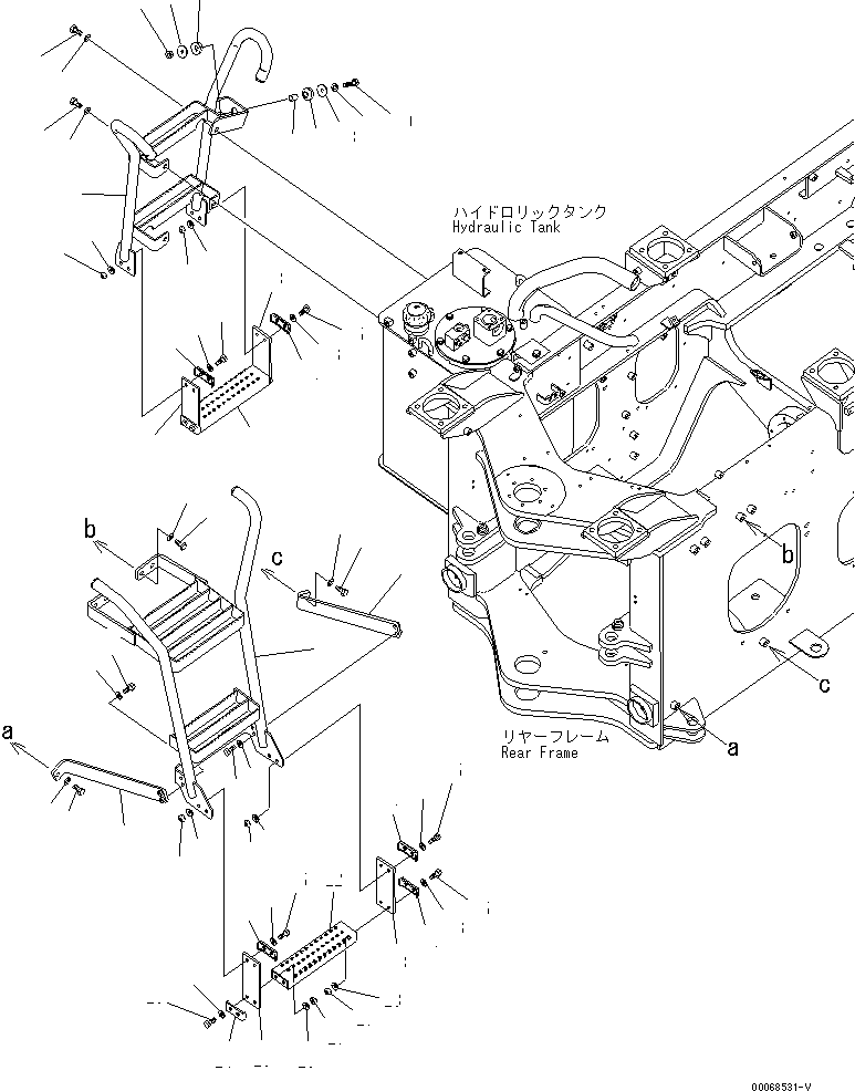 LADDER,L.H. 419-54-48952 KOMATSU