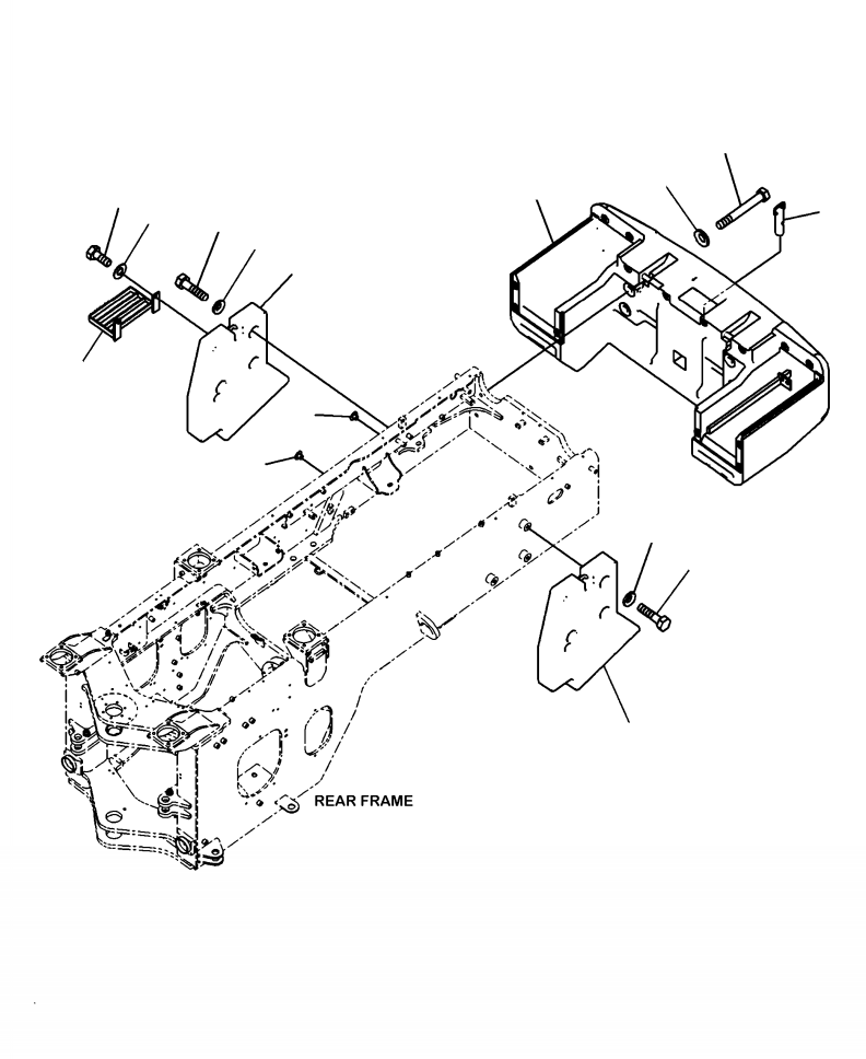 Подножка 419-04-48250 KOMATSU