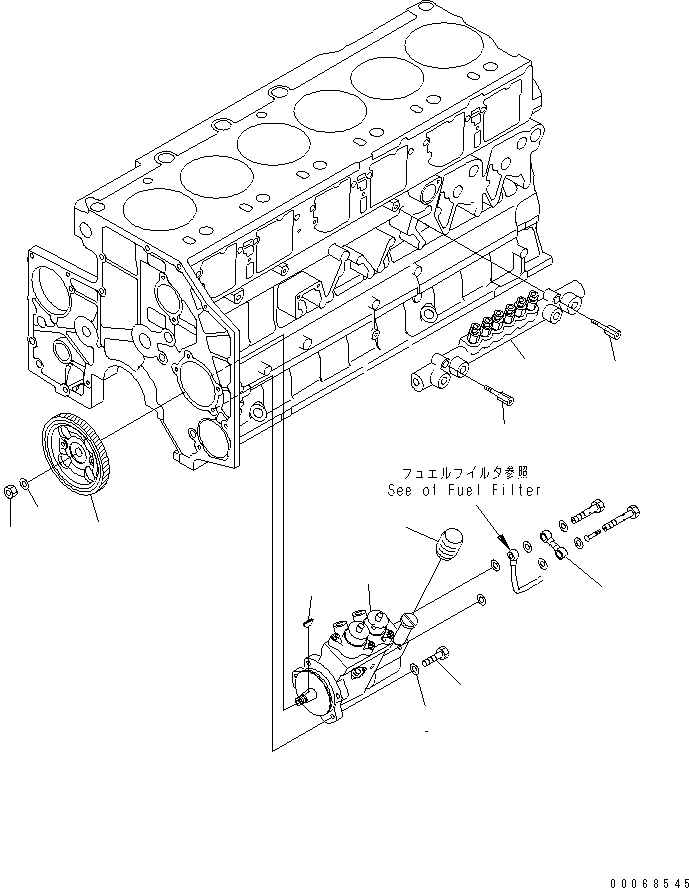 FUEL PUMP ASS'Y (6217-71-1122) KOMATSU