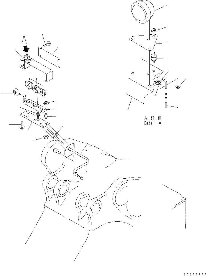COVER,R.H. REWORK 42C-Z23-1130 KOMATSU
