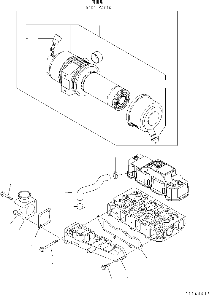 Air Cleaner YM129236-12500 KOMATSU