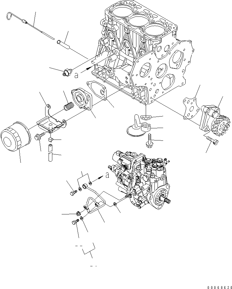 Картридж YM129150-35160 KOMATSU