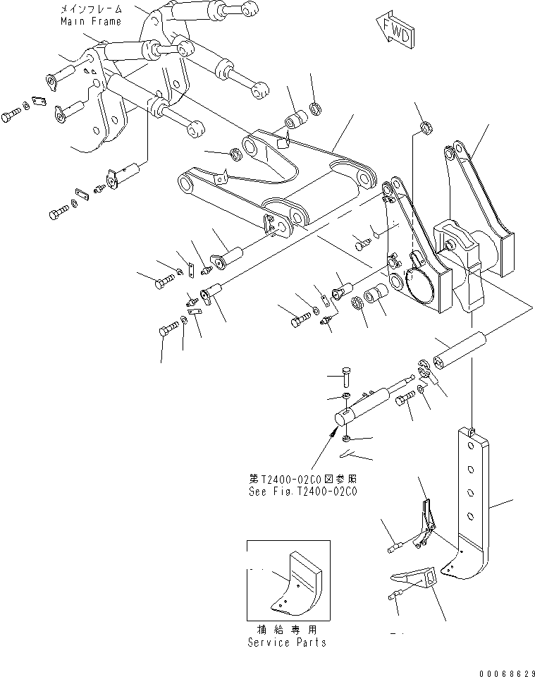 Beam 17M-79-41111 KOMATSU