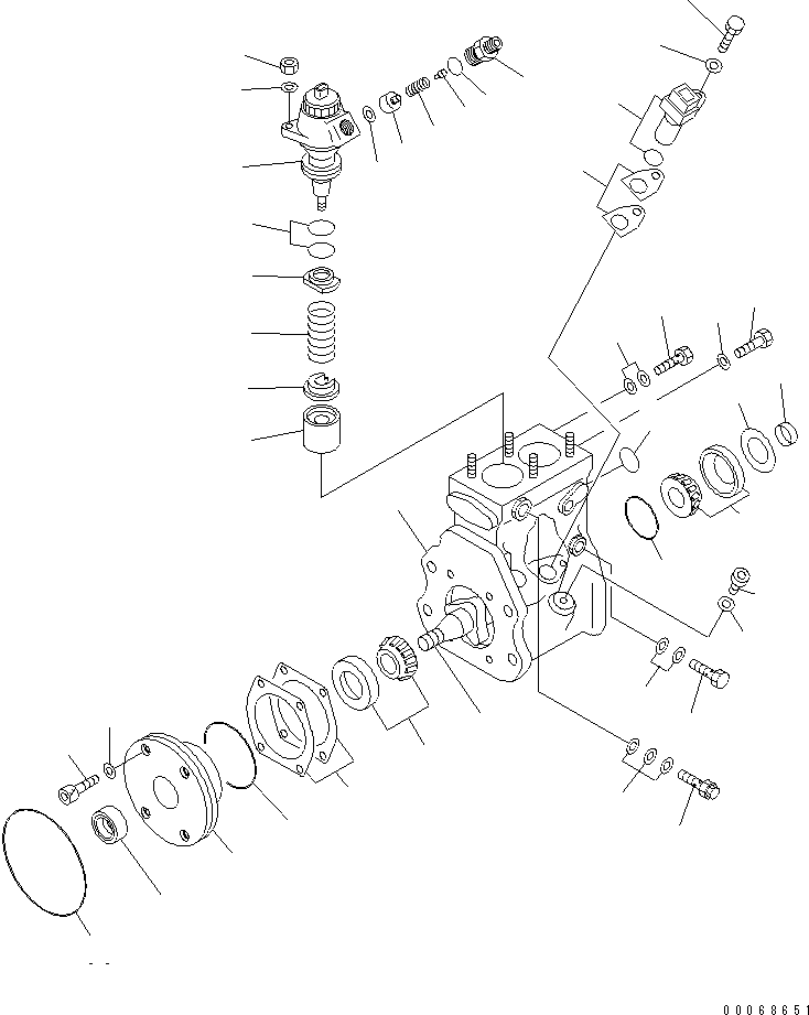 Корпус в сборе (\7\ND094100-0510) KOMATSU
