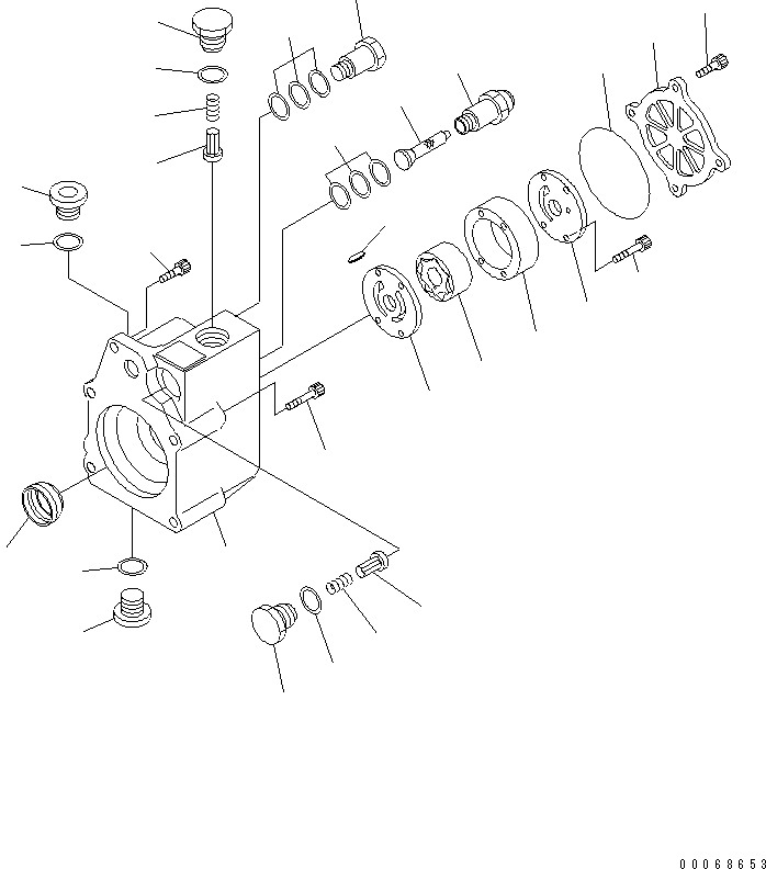 Spring, Check Valve (ND092124-0010) KOMATSU