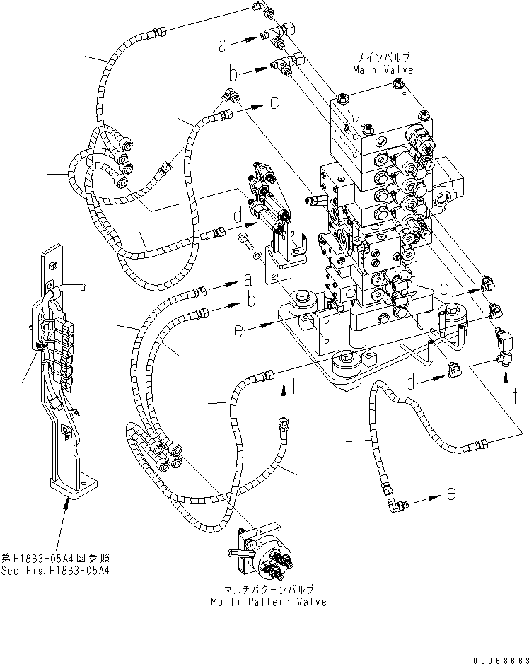 Шланг 22B-62-22860 KOMATSU