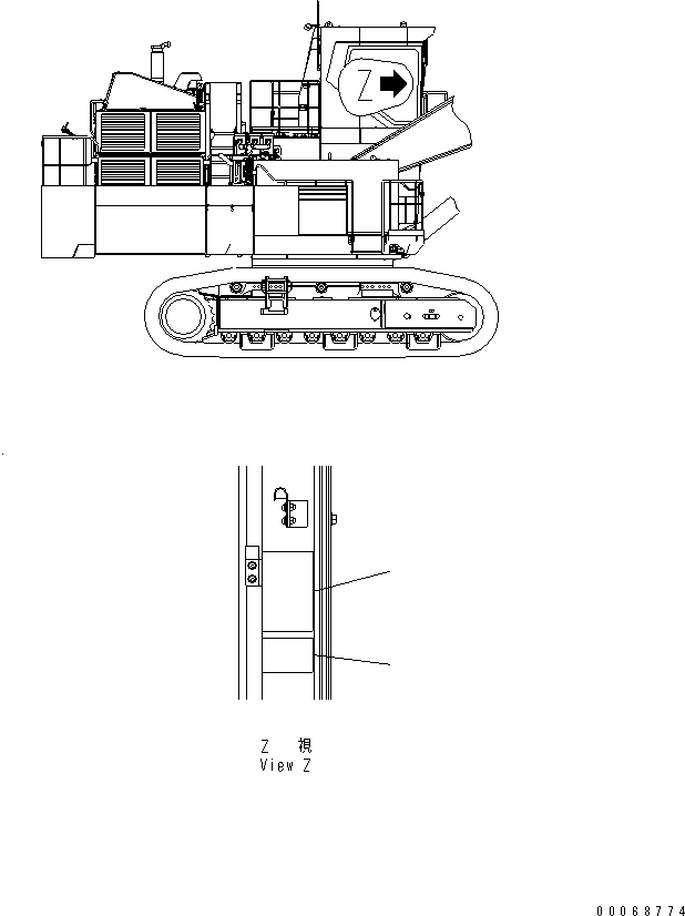 Plate, Warning, Lever Control Pattern 09822-A1750 KOMATSU