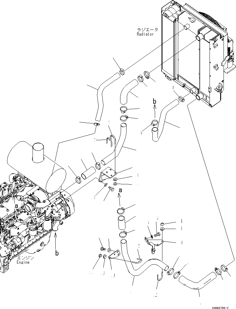 Шланг 419-03-48360 KOMATSU