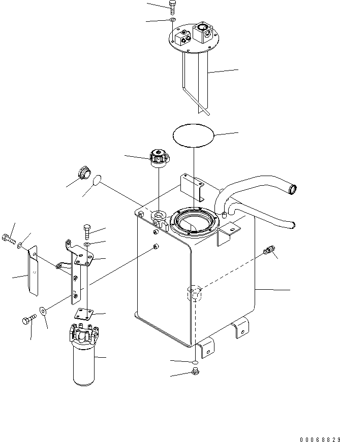 Tank, Hydraulic Oil 419-60-48113 KOMATSU