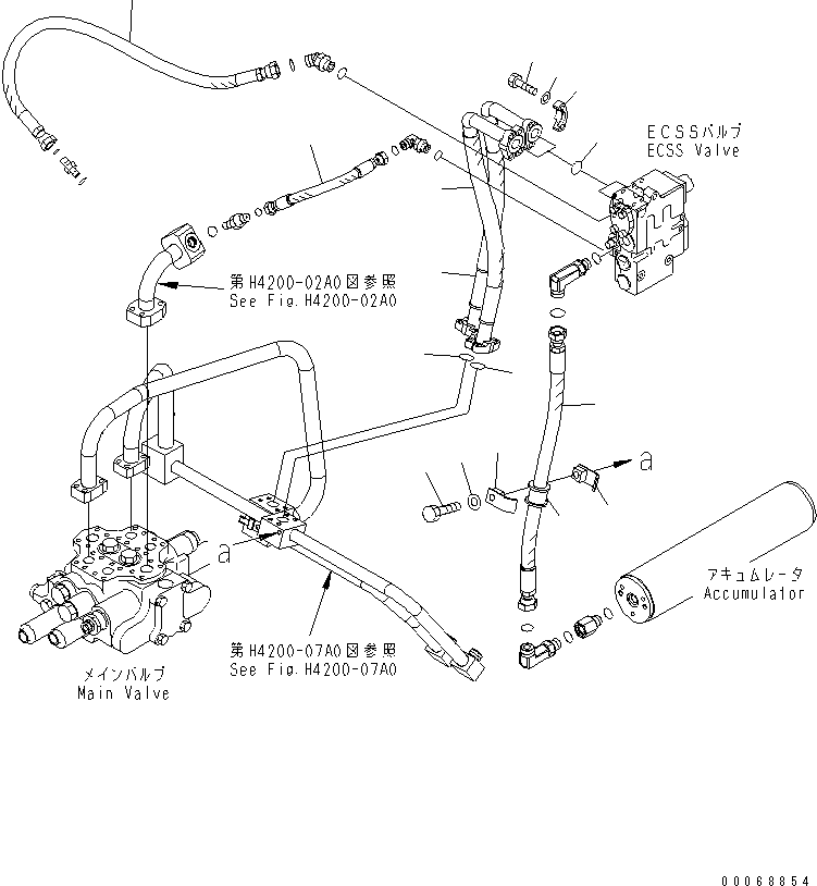 Шланг 419-62-43590 KOMATSU