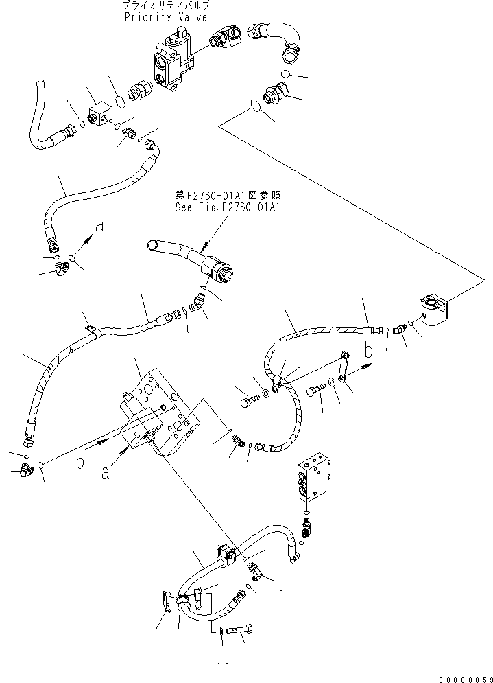 HOSE, 1000MM 419-62-43820 KOMATSU