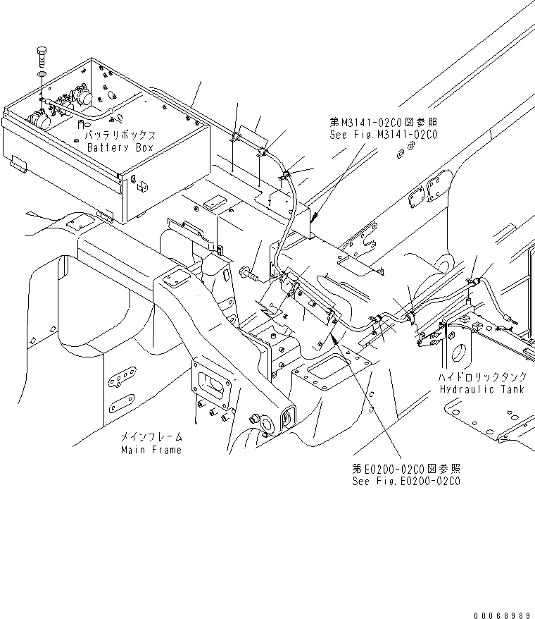 Провод аккумулятора 08028-65450 KOMATSU