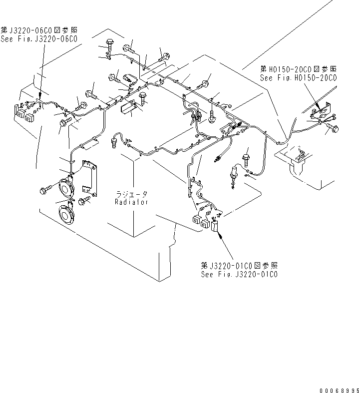 Жгут проводов 569-06-83221 KOMATSU
