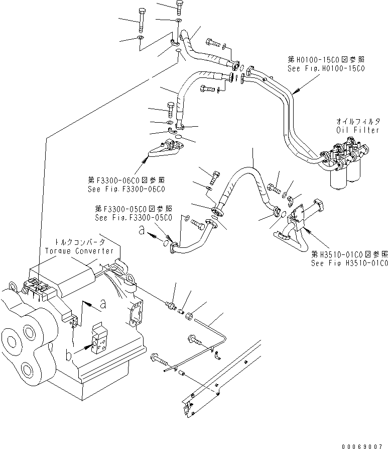 Шланг 07118-012A8 KOMATSU