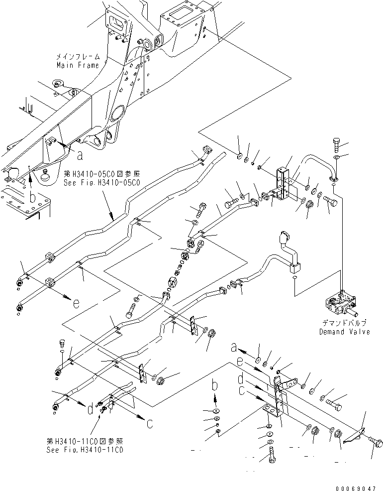 Кронштейн 569-61-84543 KOMATSU