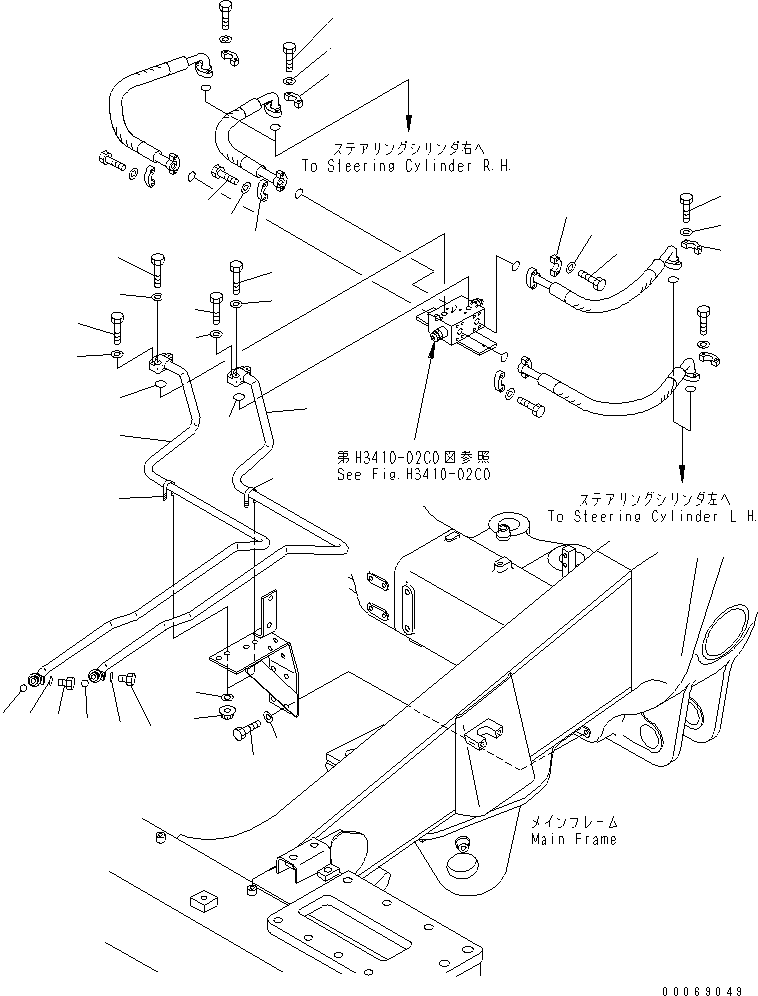 Трубка 569-61-84150 KOMATSU