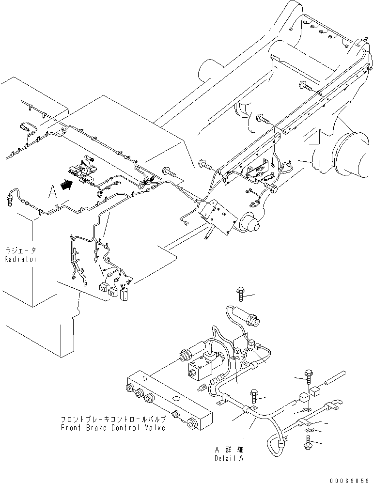 Жгут проводов 569-06-83272 KOMATSU