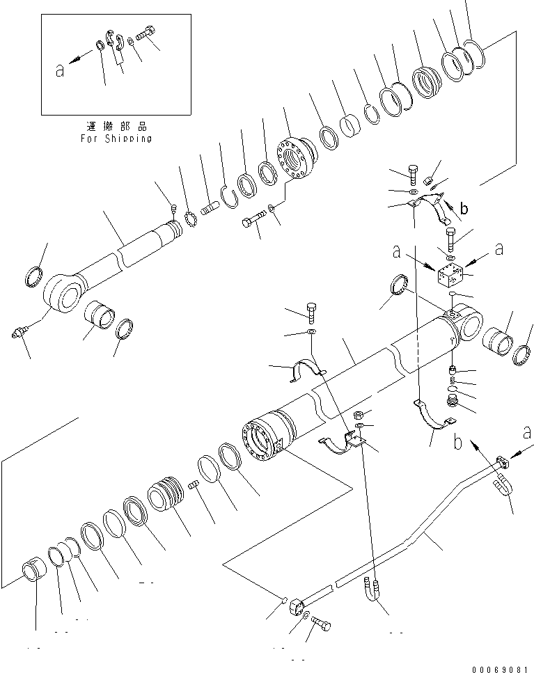 ARM CYLINDER ASS'Y 707-01-0C601 KOMATSU