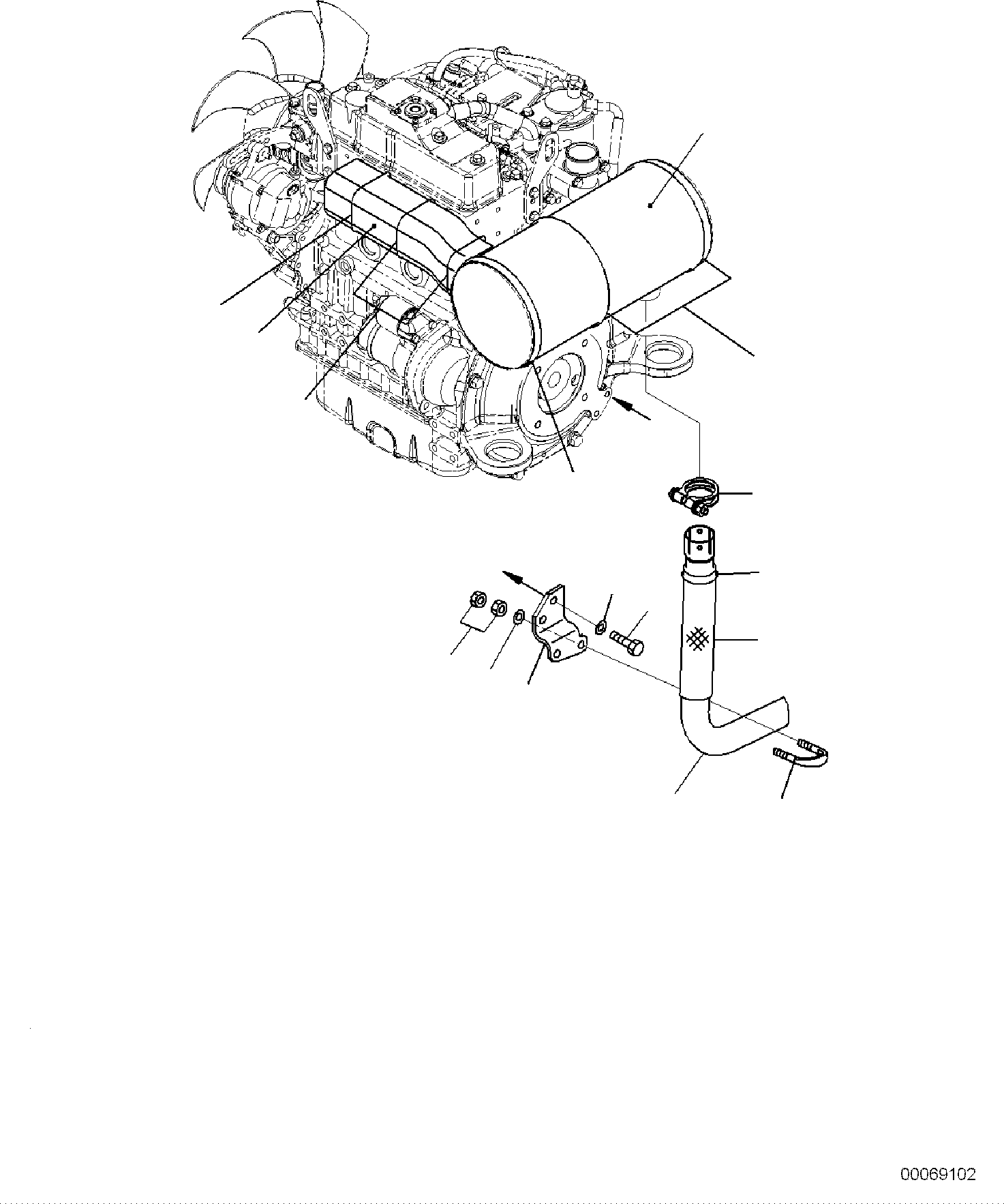 Кронштейн 22F-01-31211 KOMATSU