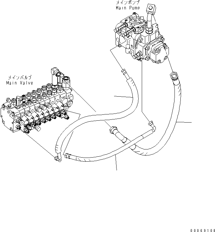 Шланг 22L-62-39320 KOMATSU